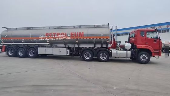 40CBM Semi-Tanker ropy naftowej przyczepa 3 osi 7 przedział