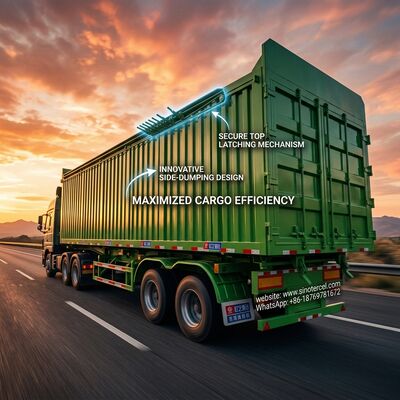 Zamknięty ciężki wóz ładunkowy o pojemności 30-50 ton