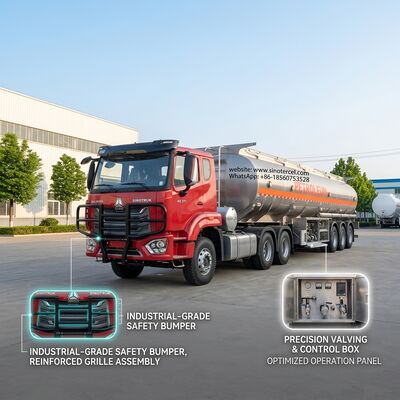 40CBM Semi-Tanker ropy naftowej przyczepa 3 osi 7 przedział