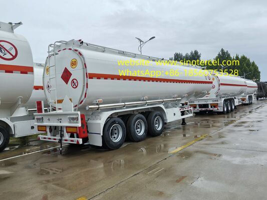 Semi Tanker Trailer Pentane Semi Trailer 3 osi 30CBM -60CBM Materiał może być dostosowany