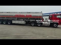 40CBM tankowiec naftowy Semi-tanker Przyczepa 3 osi 7 przedział