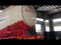 50000L Cement Semi Trailer Weichai Motor Cement Tanker Trailer